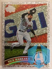 2011 Topps Platinum Diamond Anniversary #195 Nick Markakis